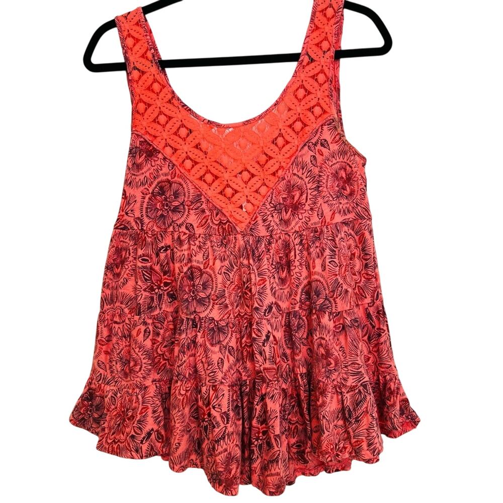 Free People Oversized Tank Top Blouse Size: XS Perfect Swimsuit Cover-up